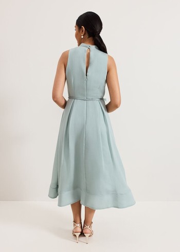 Phase Eight Petite Senita Dress Blue Australia | PQ9573862